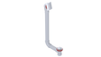 PVC DIRECT DRAIN WASTE & OVERFLOW LIFT & TURN EXTENDED (541DL-20W)