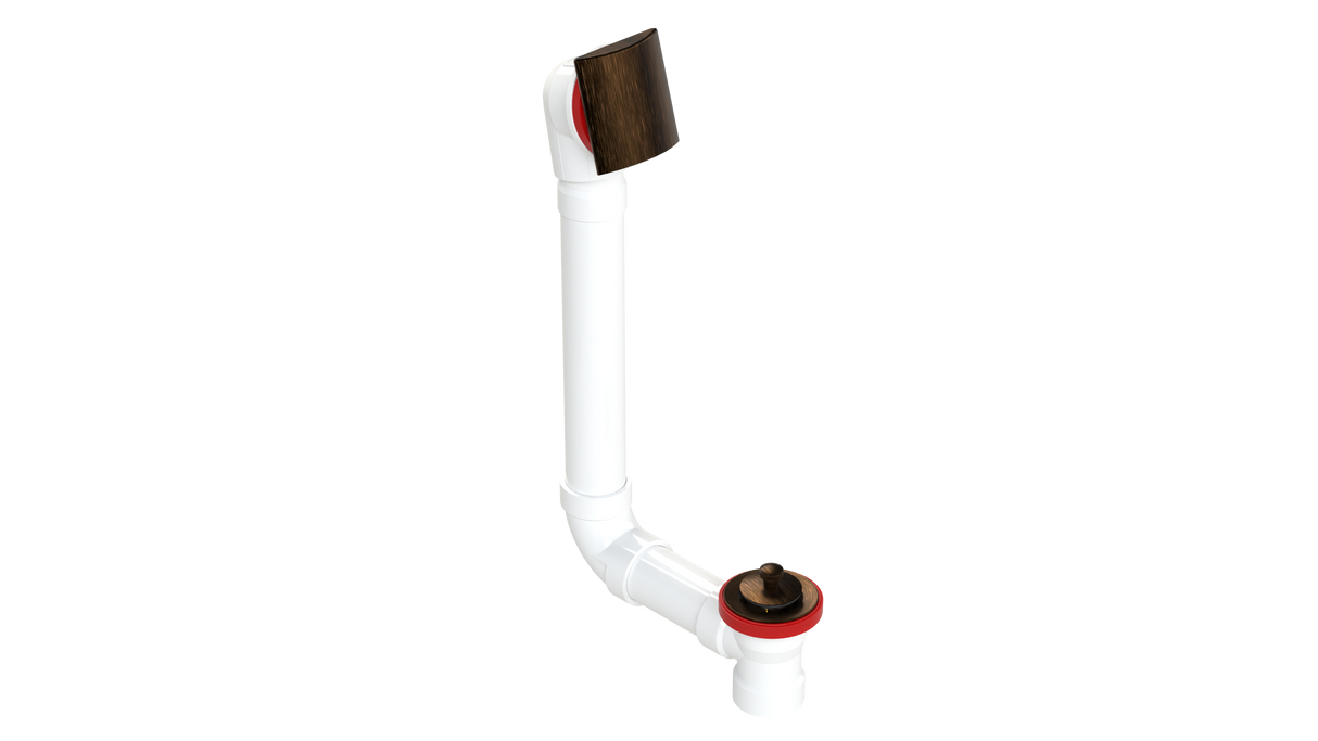 PVC DIRECT DRAIN WASTE & OVERFLOW LIFT & TURN (541DL)