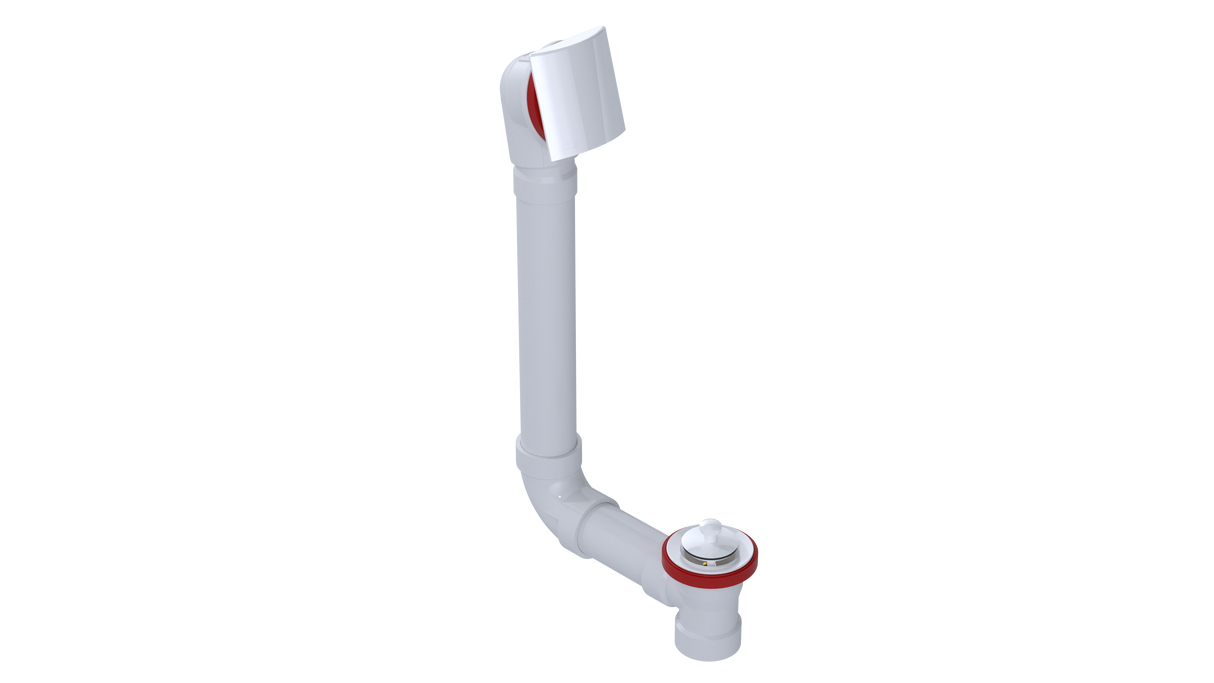 PVC DIRECT DRAIN WASTE & OVERFLOW LIFT & TURN (541DL)