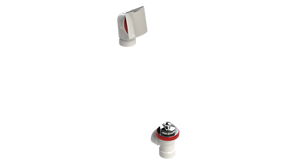PVC DIRECT DRAIN WASTE & OVERFLOW PUSH-PULL HALF KIT (541DPPHK-CP)