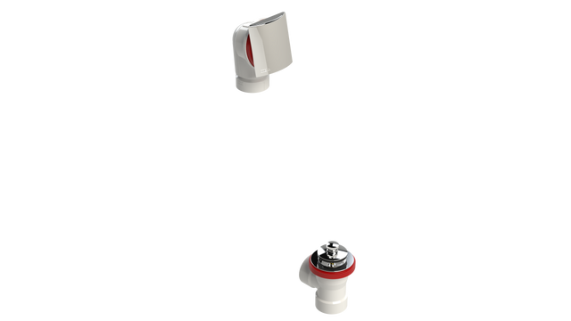 PVC DIRECT DRAIN WASTE & OVERFLOW PUSH-PULL HALF KIT (541DPPHK-CP)