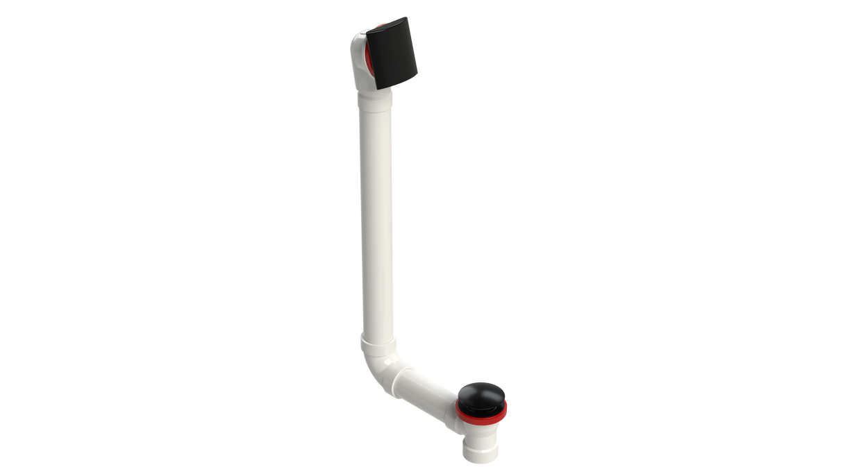 PVC DIRECT DRAIN WASTE & OVERFLOW CLICKER® EXTENDED (541DQ-20MBL)