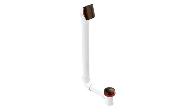 PVC DIRECT DRAIN WASTE & OVERFLOW CLICKER® EXTENDED (541DQ-20VB)