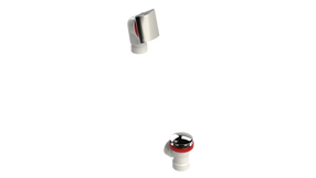 PVC DIRECT DRAIN WASTE & OVERFLOW CLICKER® HALF KIT (541DQHK)