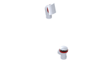 PVC DIRECT DRAIN WASTE & OVERFLOW CLICKER® HALF KIT (541DQHK)
