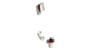 PVC DIRECT DRAIN WASTE & OVERFLOW CLICKER® KIT (541DQK)