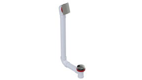 PVC DIRECT DRAIN WASTE & OVERFLOW TIP TOE EXTENDED (541DTIP-20BN)