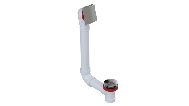 PVC DIRECT DRAIN WASTE & OVERFLOW TIP TOE (541DTIP)