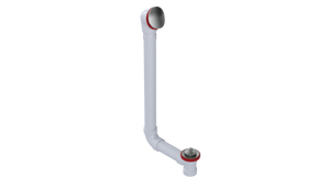 PVC DIRECT DRAIN WASTE & OVERFLOW LIFT & TURN EXTENDED (542DL-20BN)