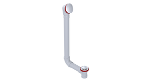 PVC DIRECT DRAIN WASTE & OVERFLOW LIFT & TURN EXTENDED (542DL-20W)