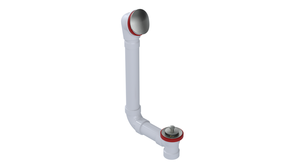 PVC DIRECT DRAIN WASTE & OVERFLOW LIFT & TURN (542DL)