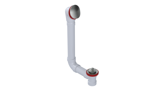 PVC DIRECT DRAIN WASTE & OVERFLOW LIFT & TURN (542DL)