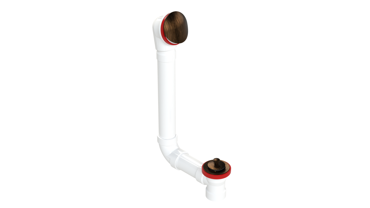 PVC DIRECT DRAIN WASTE & OVERFLOW LIFT & TURN (542DL)