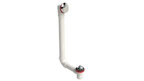 PVC DIRECT DRAIN WASTE & OVERFLOW PUSH-PULL EXTENDED (542DPP-20CP)
