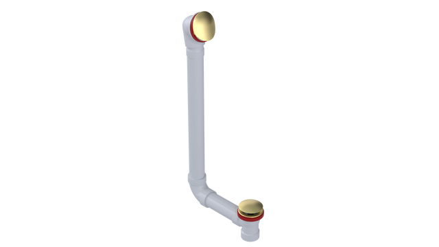 PVC DIRECT DRAIN WASTE & OVERFLOW CLICKER® EXTENDED (542DQ-20BG)
