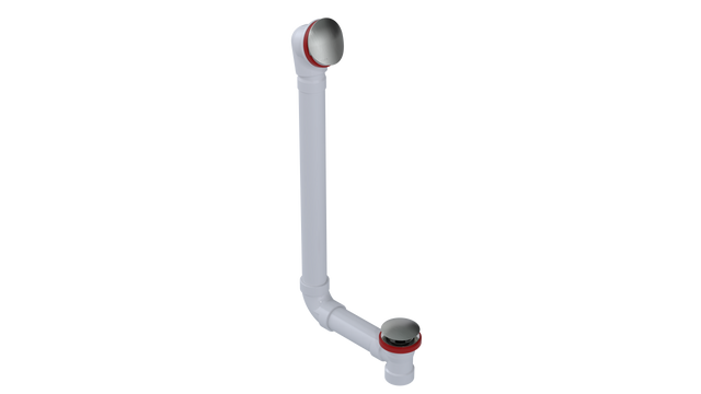 PVC DIRECT DRAIN WASTE & OVERFLOW CLICKER® EXTENDED (542DQ-20BN)