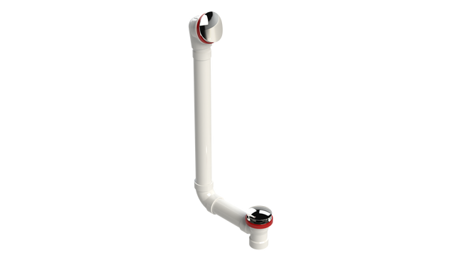 PVC DIRECT DRAIN WASTE & OVERFLOW CLICKER® EXTENDED (542DQ-20CP)