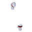 PVC DIRECT DRAIN WASTE & OVERFLOW CLICKER® HALF KIT (542DQHK)