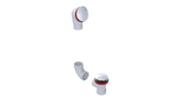 PVC DIRECT DRAIN WASTE & OVERFLOW CLICKER® KIT (542DQK)