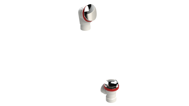PVC WASTE & OVERFLOW TWIRL® HALF KIT (542DTHK)