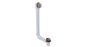 PVC DIRECT DRAIN WASTE & OVERFLOW TIP TOE EXTENDED (542DTIP-20BN)