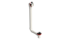 PVC DIRECT DRAIN WASTE & OVERFLOW TIP TOE EXTENDED (542DTIP-20CP)