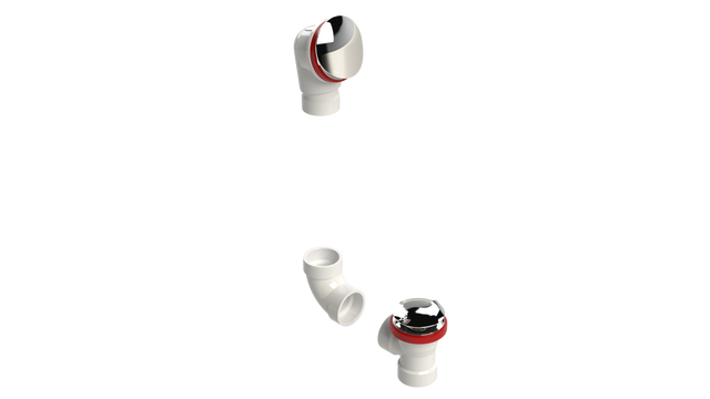 PVC WASTE & OVERFLOW TWIRL® KIT (542DTK)