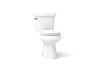 Highline® Two-piece round-front toilet, 1.28 gpf