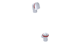 PVC DIRECT DRAIN WASTE & OVERFLOW LIFT & TURN HALF KIT (54DLHK)
