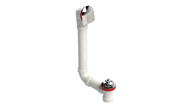 PVC DIRECT DRAIN WASTE & OVERFLOW PUSH-PULL (54DPP-CP)