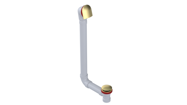 PVC DIRECT DRAIN WASTE & OVERFLOW CLICKER® EXTENDED (54DQ-20BG)