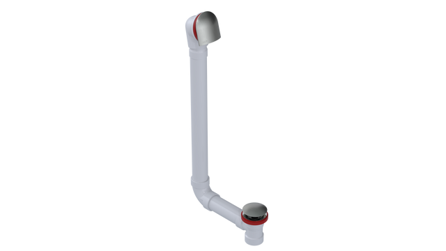 PVC DIRECT DRAIN WASTE & OVERFLOW CLICKER® EXTENDED (54DQ-20BN)