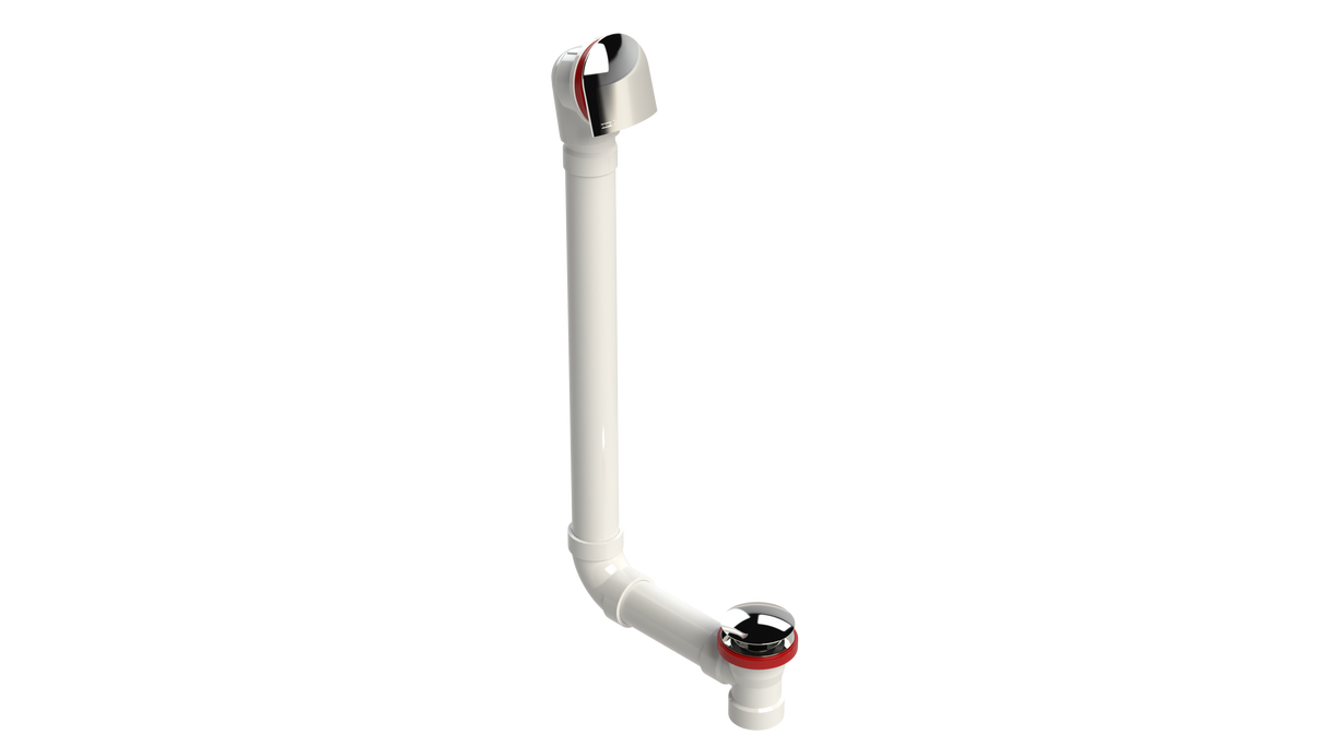 PVC DIRECT DRAIN WASTE & OVERFLOW CLICKER® EXTENDED (54DQ-20CP)