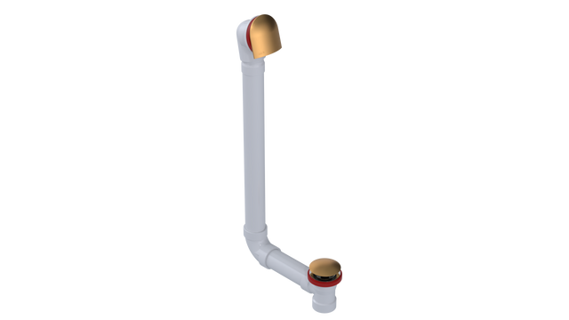 PVC DIRECT DRAIN WASTE & OVERFLOW CLICKER® EXTENDED (54DQ-20LB)