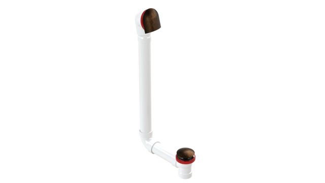PVC DIRECT DRAIN WASTE & OVERFLOW CLICKER® EXTENDED (54DQ-20VB)