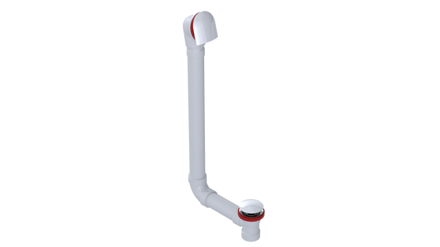 PVC DIRECT DRAIN WASTE & OVERFLOW CLICKER® EXTENDED (54DQ-20W)
