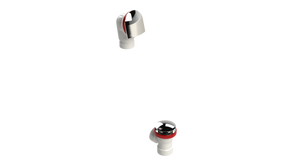 PVC DIRECT DRAIN WASTE & OVERFLOW CLICKER® HALF KIT (54DQHK)