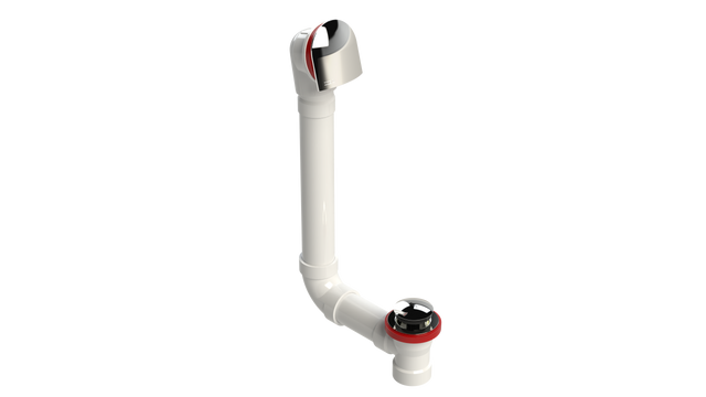 PVC DIRECT DRAIN WASTE & OVERFLOW TIP TOE (54DTIP)