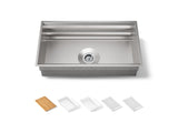 Prolific® 33" undermount single-bowl workstation kitchen sink