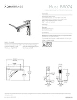 2-piece deckmount tub filler with handshower