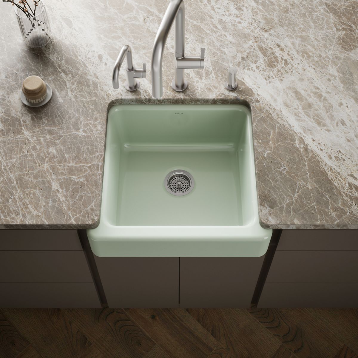Whitehaven® 23-1/2" undermount single-bowl farmhouse kitchen sink