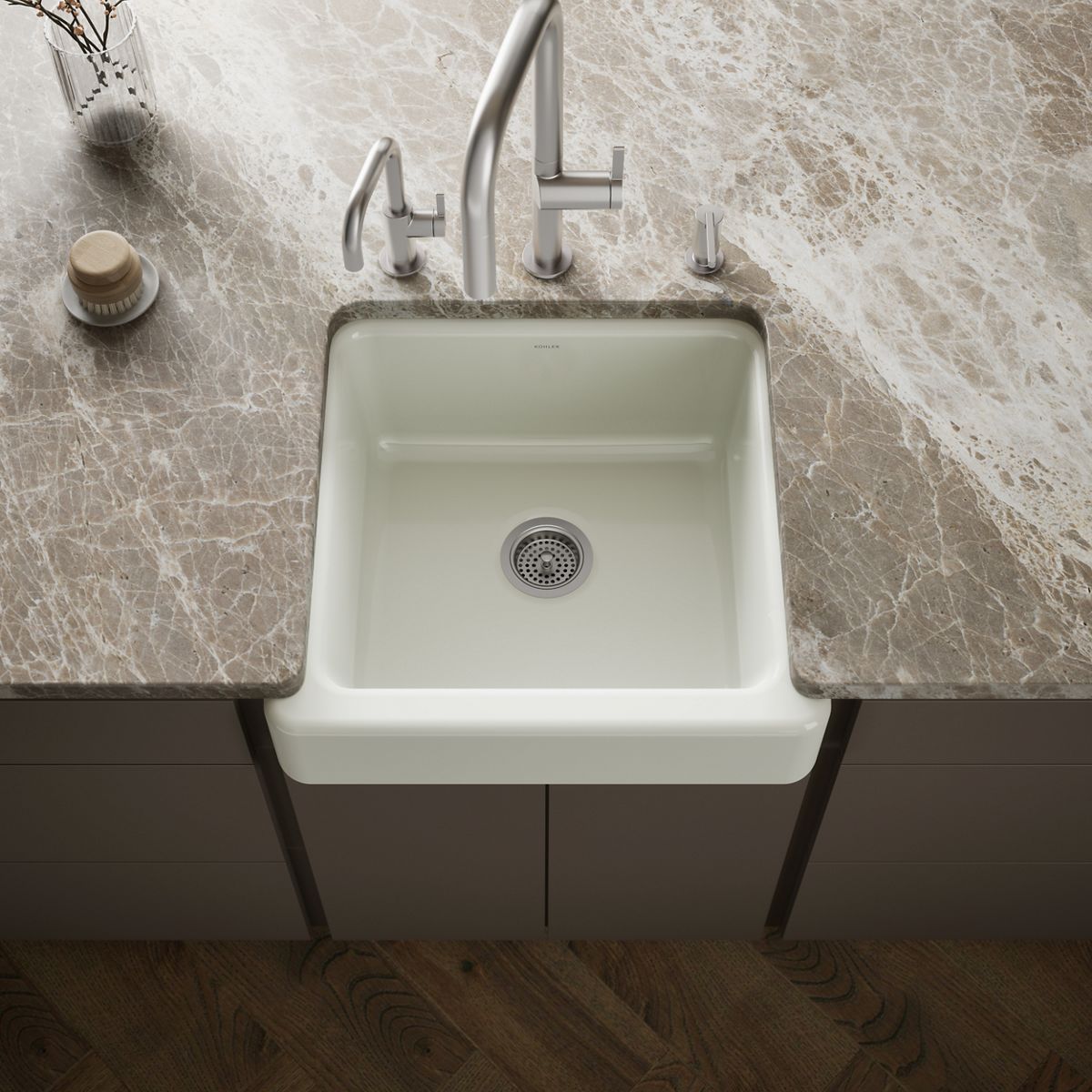 Whitehaven® 23-1/2" undermount single-bowl farmhouse kitchen sink