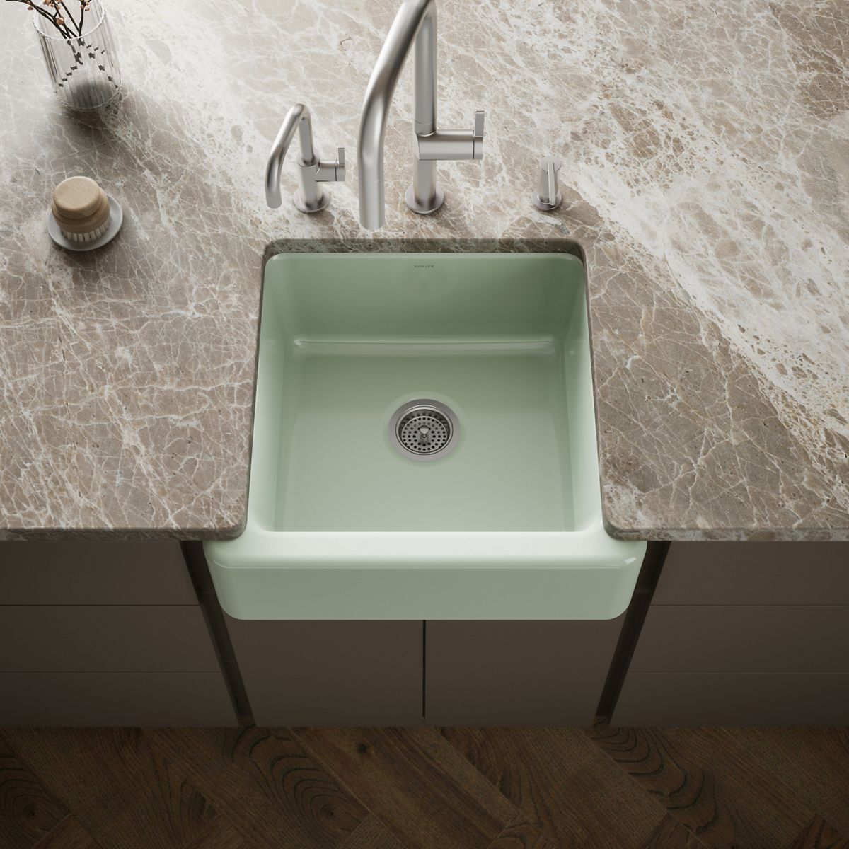 Whitehaven® 23-1/2" undermount single-bowl farmhouse kitchen sink