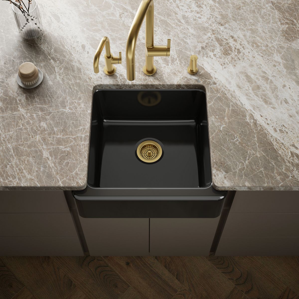 Whitehaven® 23-1/2" undermount single-bowl farmhouse kitchen sink