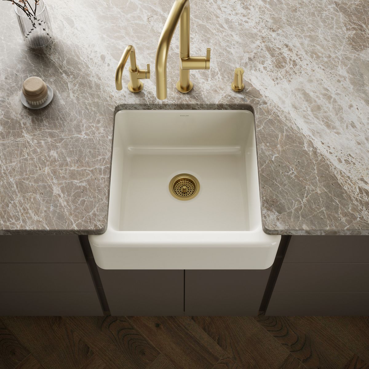 Whitehaven® 23-1/2" undermount single-bowl farmhouse kitchen sink