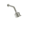 3" round showerhead with arm