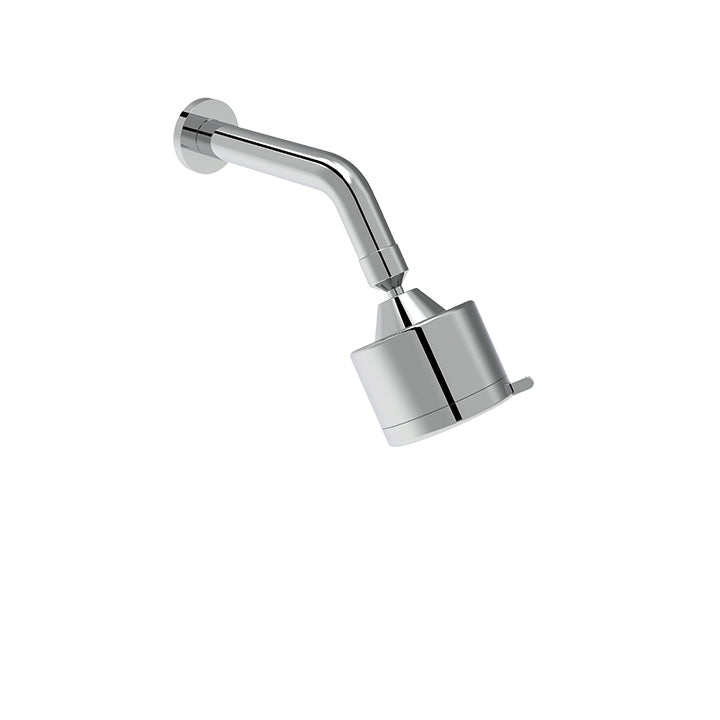3" round showerhead with arm