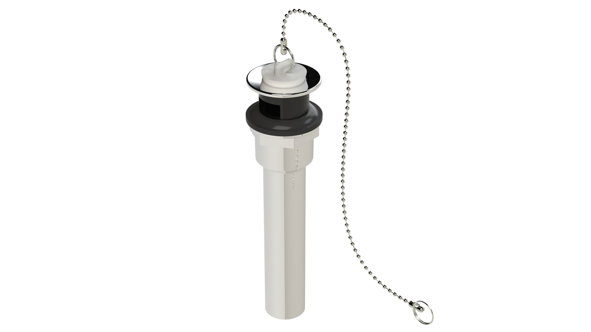 2 piece 1-1/4” Lav Drain w/ Plug & Chain (5697CP)