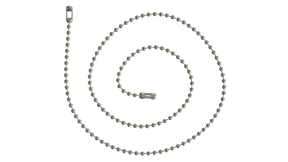 Bead Chain - 17” w/B coupling (570-17B)