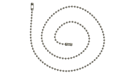 Bead Chain - 17” w/B coupling (570-17B)